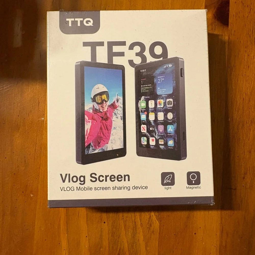 Camera Monitor for Vlog Live Stream - Silver